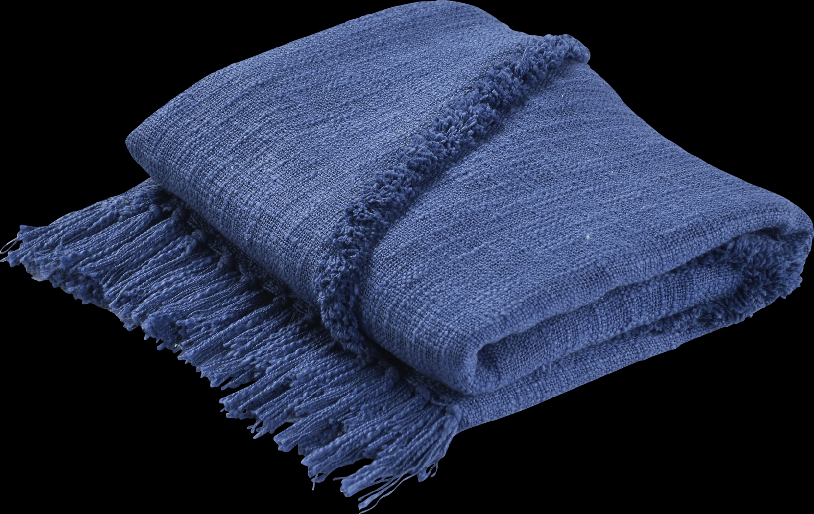 Peachwell Blue Throw Blanket - Thumbnail - Image 3