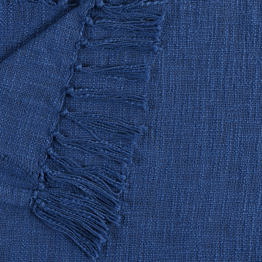 Peachwell Blue Throw Blanket - Thumbnail - Image 5