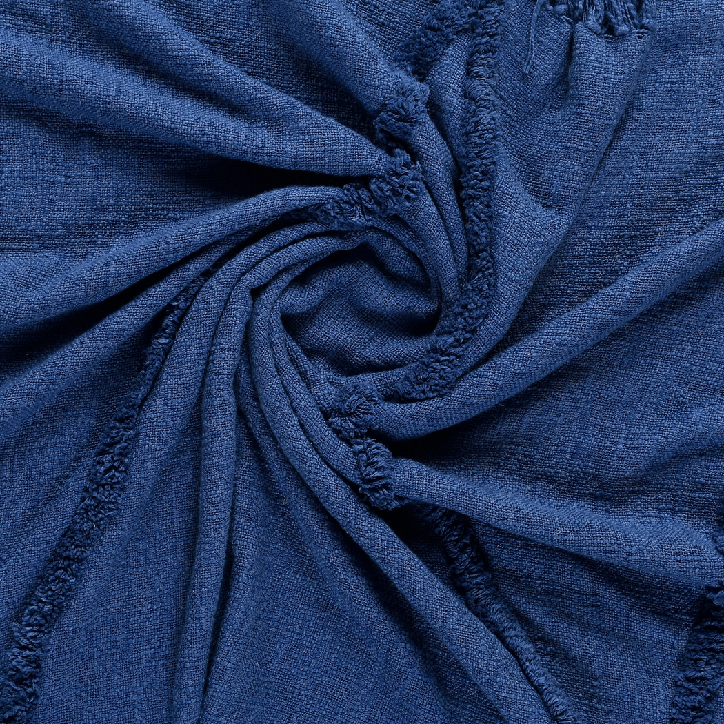 Peachwell Blue Throw Blanket - Thumbnail - Image 6