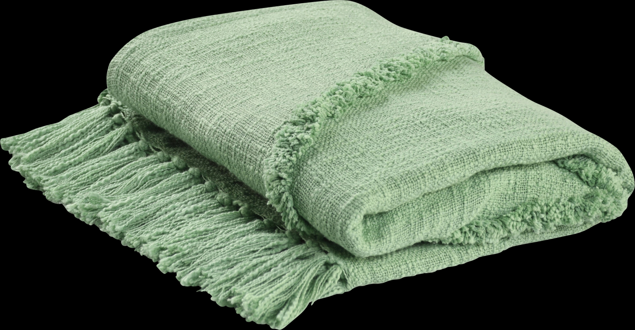 Peachwell Green Throw Blanket - Thumbnail - Image 3