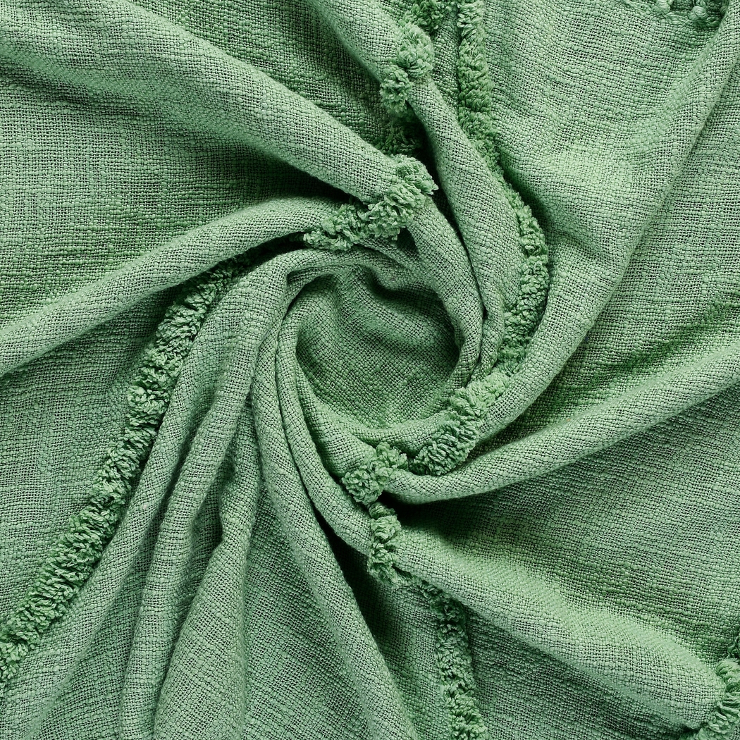 Peachwell Green Throw Blanket - Thumbnail - Image 6