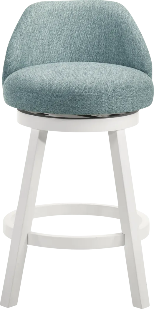 Peachworld Blue Swivel Counter Height Stool - Thumbnail - Image 4