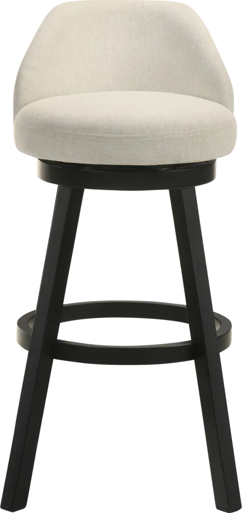 Peachworld White Swivel Barstool - Thumbnail - Image 4