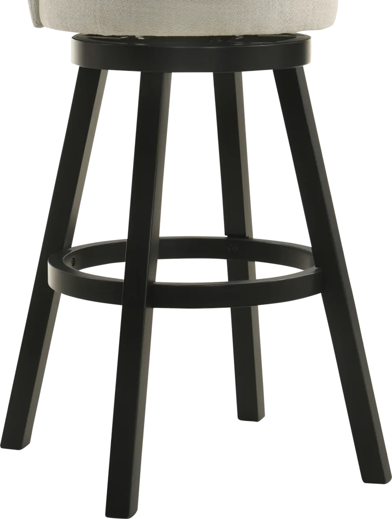 Peachworld White Swivel Barstool - Thumbnail - Image 5