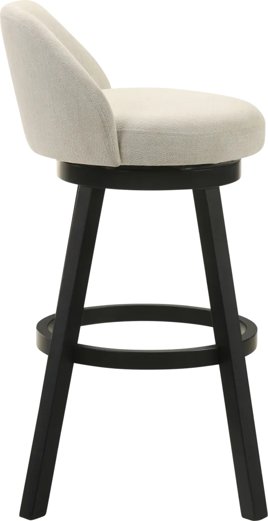 Peachworld White Swivel Barstool - Thumbnail - Image 8