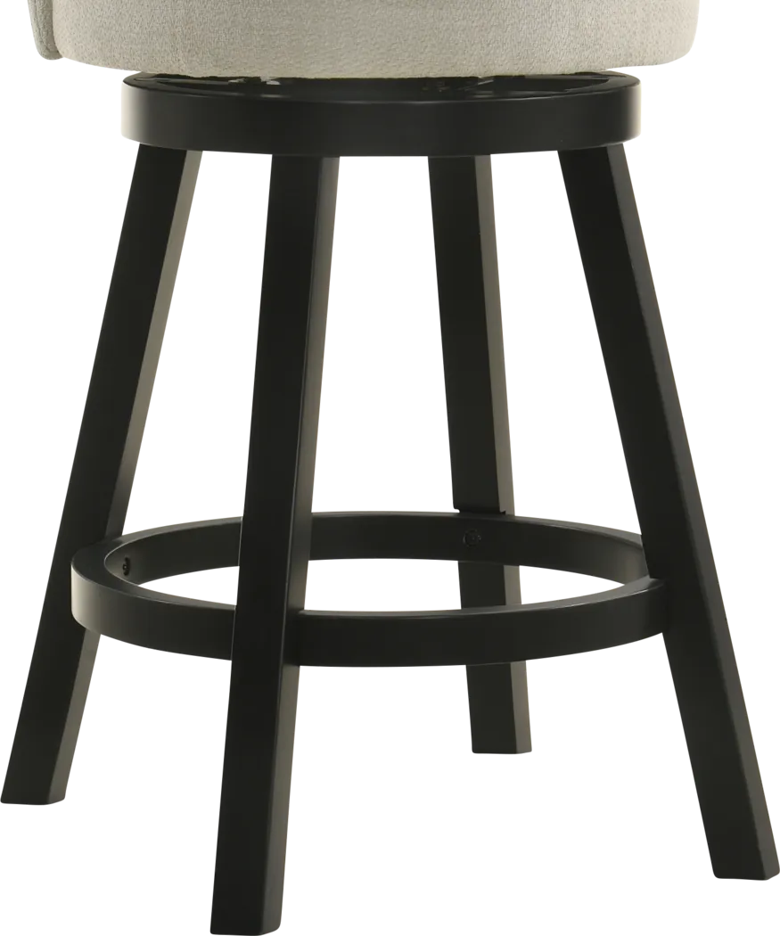 Peachworld White Swivel Counter Height Stool - Thumbnail - Image 11
