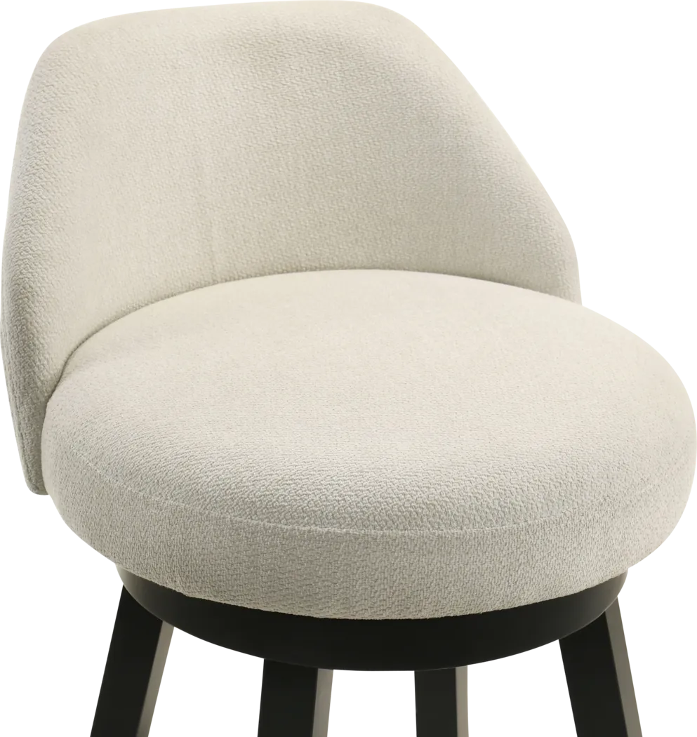Peachworld White Swivel Counter Height Stool - Thumbnail - Image 12