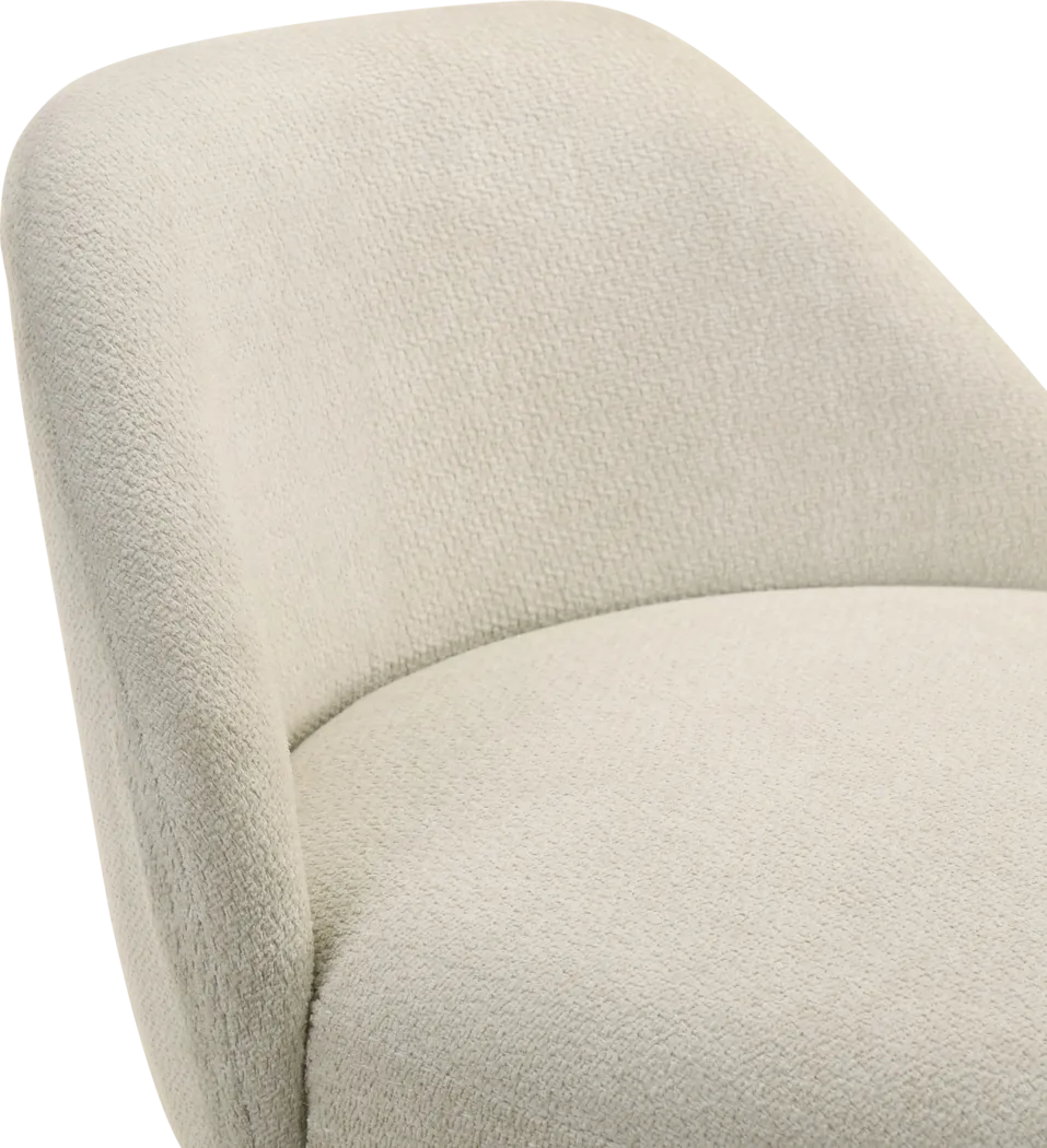 Peachworld White Swivel Counter Height Stool - Thumbnail - Image 10