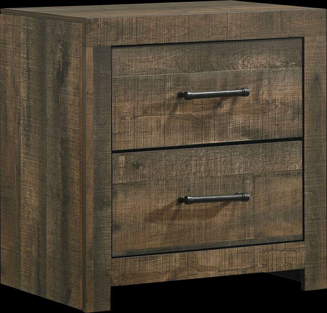 Peachyco Walnut Nightstand - Thumbnail - Image 1
