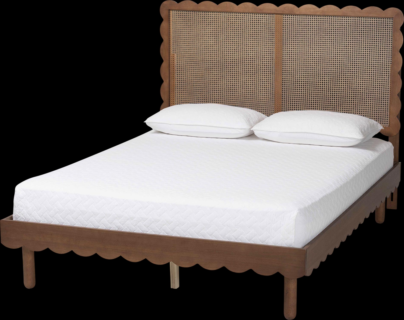 Pearlbar Brown Queen Bed - Thumbnail - Image 1