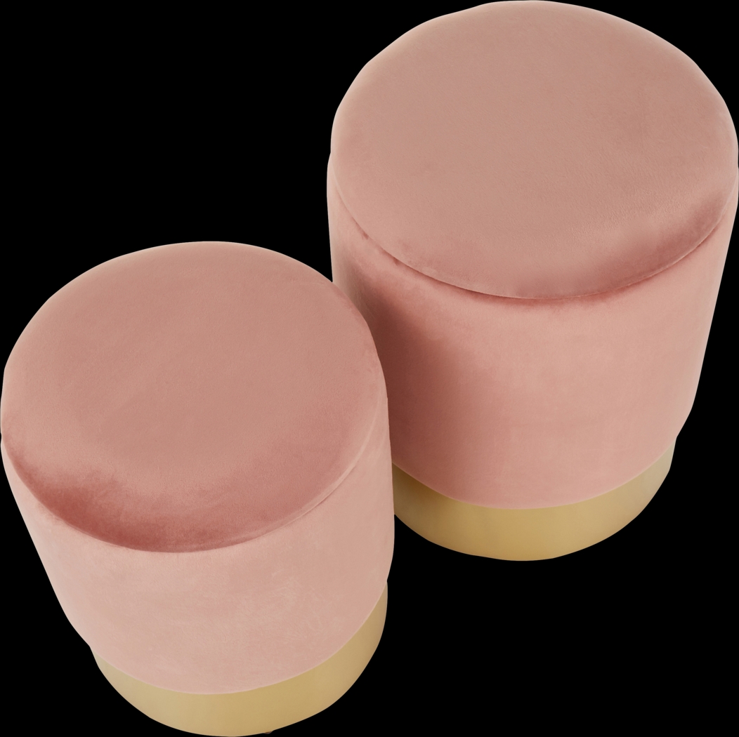 Pearlie Pink Ottoman, Set of 2 - Thumbnail - Image 5
