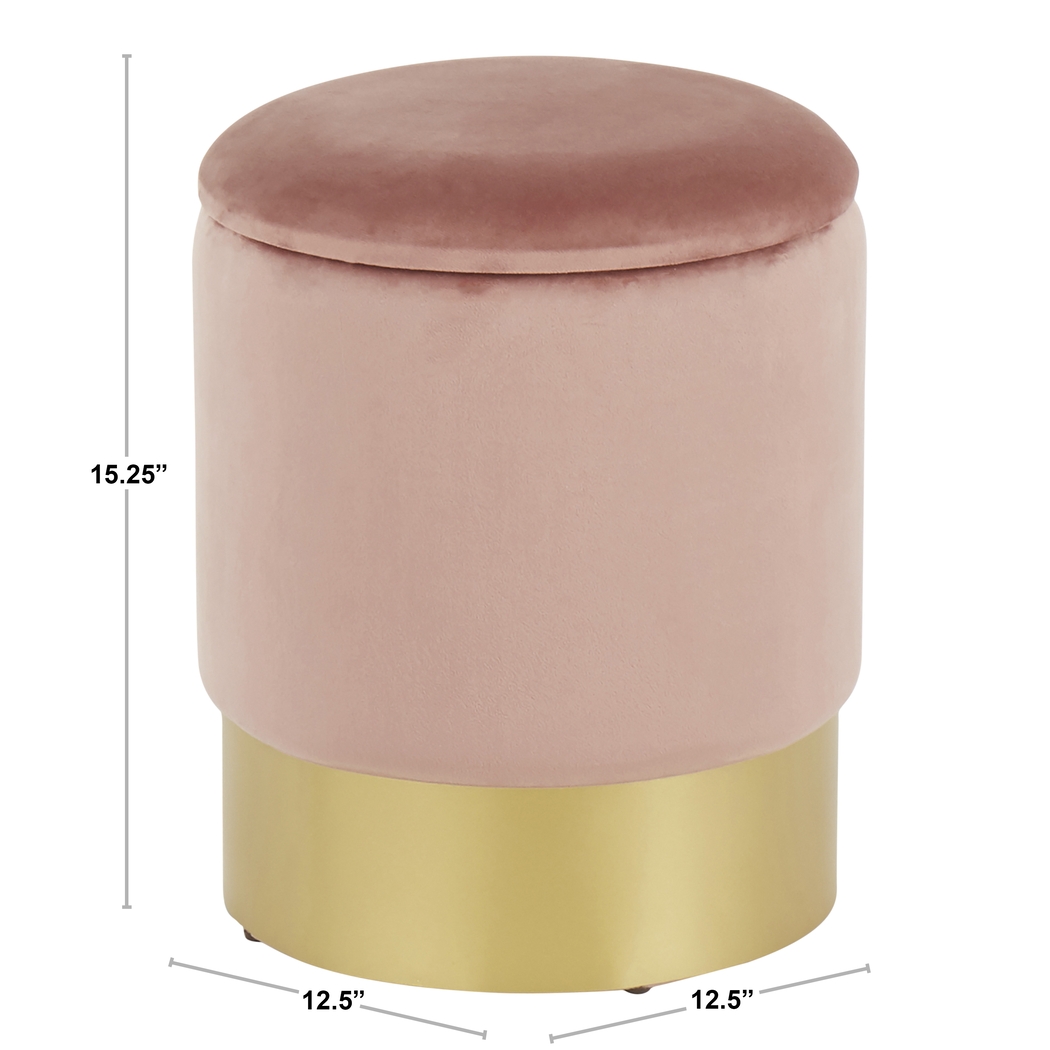 Pearlie Pink Ottoman, Set of 2 - Thumbnail - Image 9