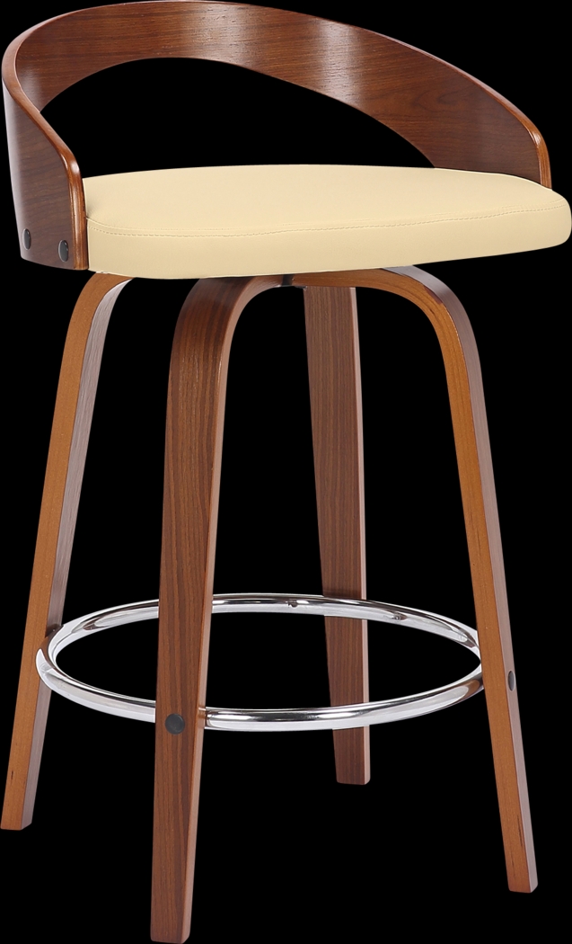 Pearllight Cream Counter Height Stool - Thumbnail - Image 1