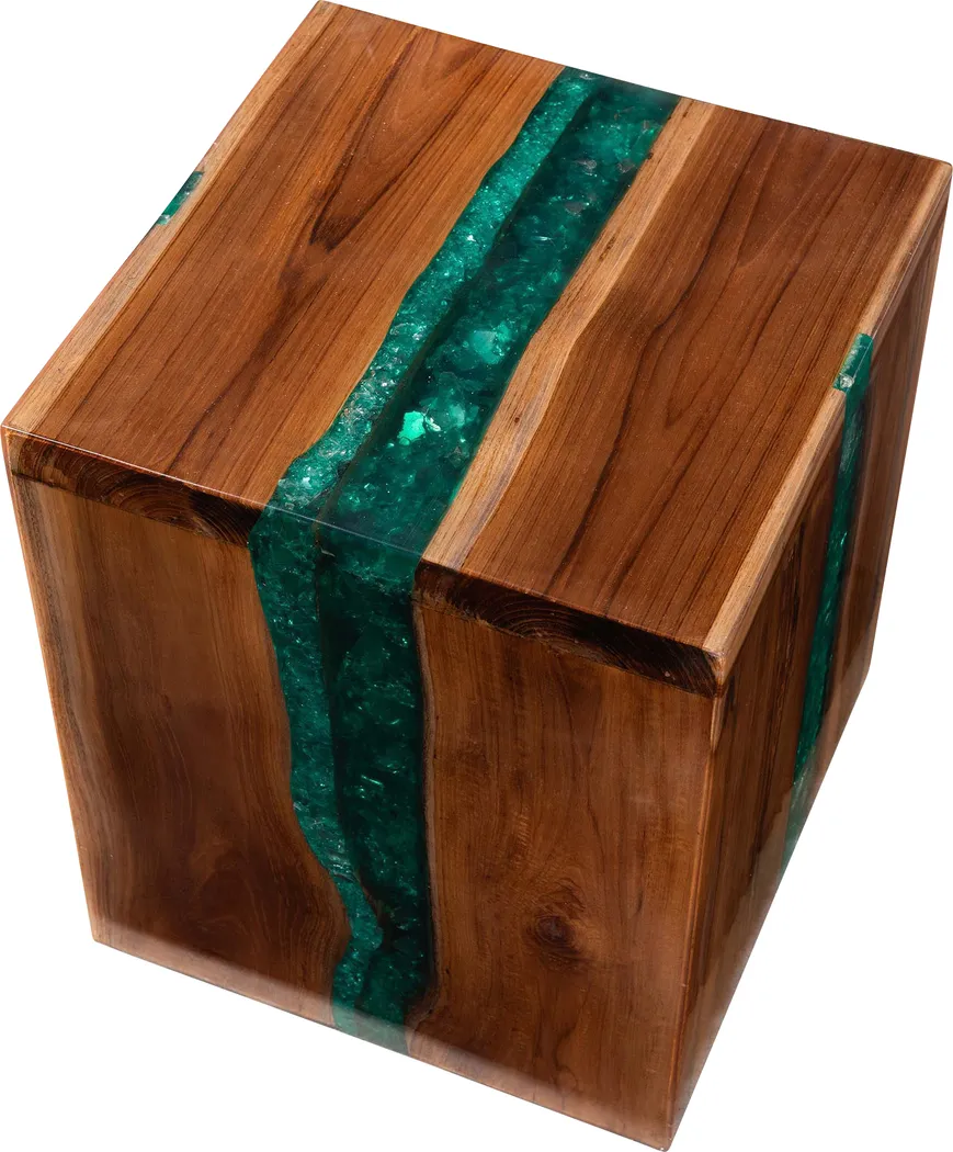 Pearlstone Brown Square End Table - Thumbnail - Image 4