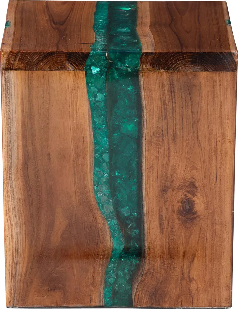 Pearlstone Brown Square End Table - Thumbnail - Image 6