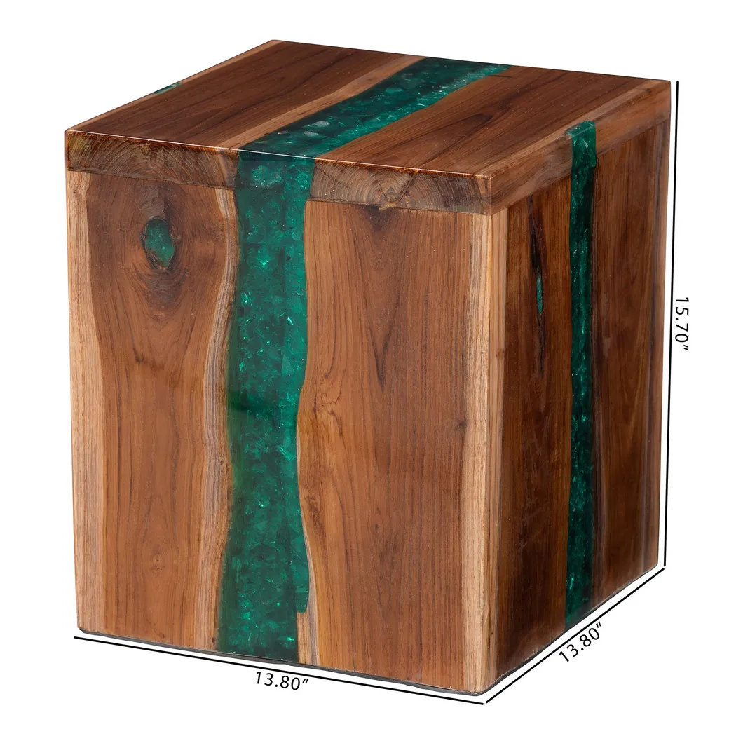 Pearlstone Brown Square End Table - Thumbnail - Image 8