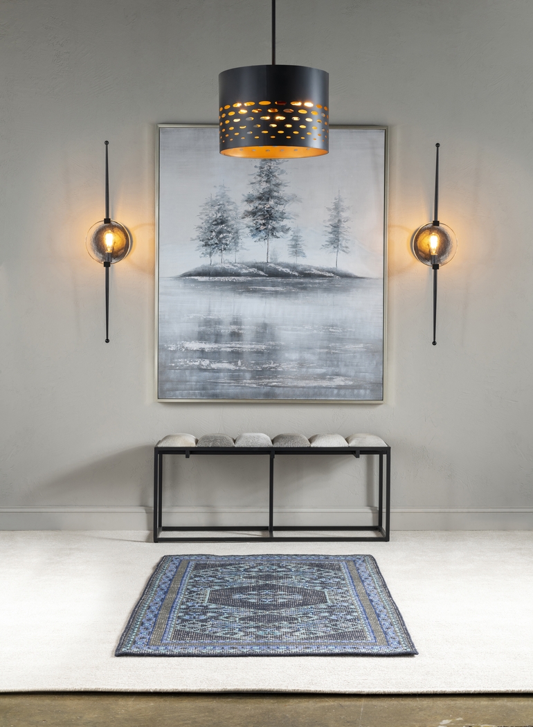 Pearton Black Accent Bench - Thumbnail - Image 4