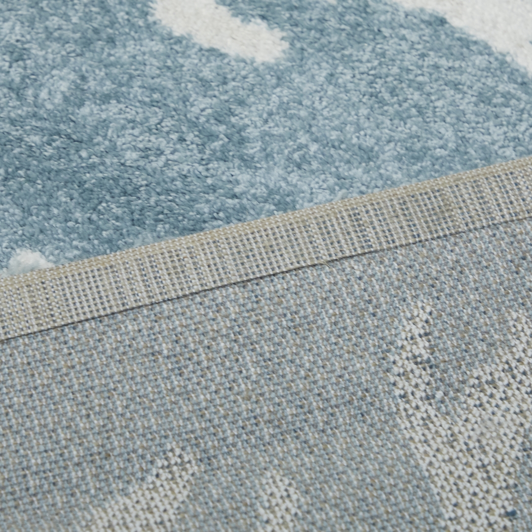 Peavine Teal 5'3 x 7' Rug - Thumbnail - Image 3