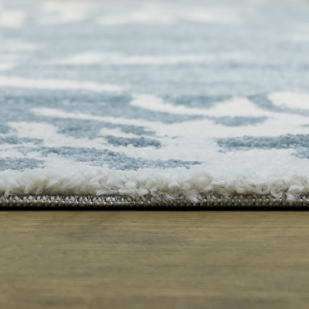 Peavine Teal 5'3 x 7' Rug - Thumbnail - Image 5