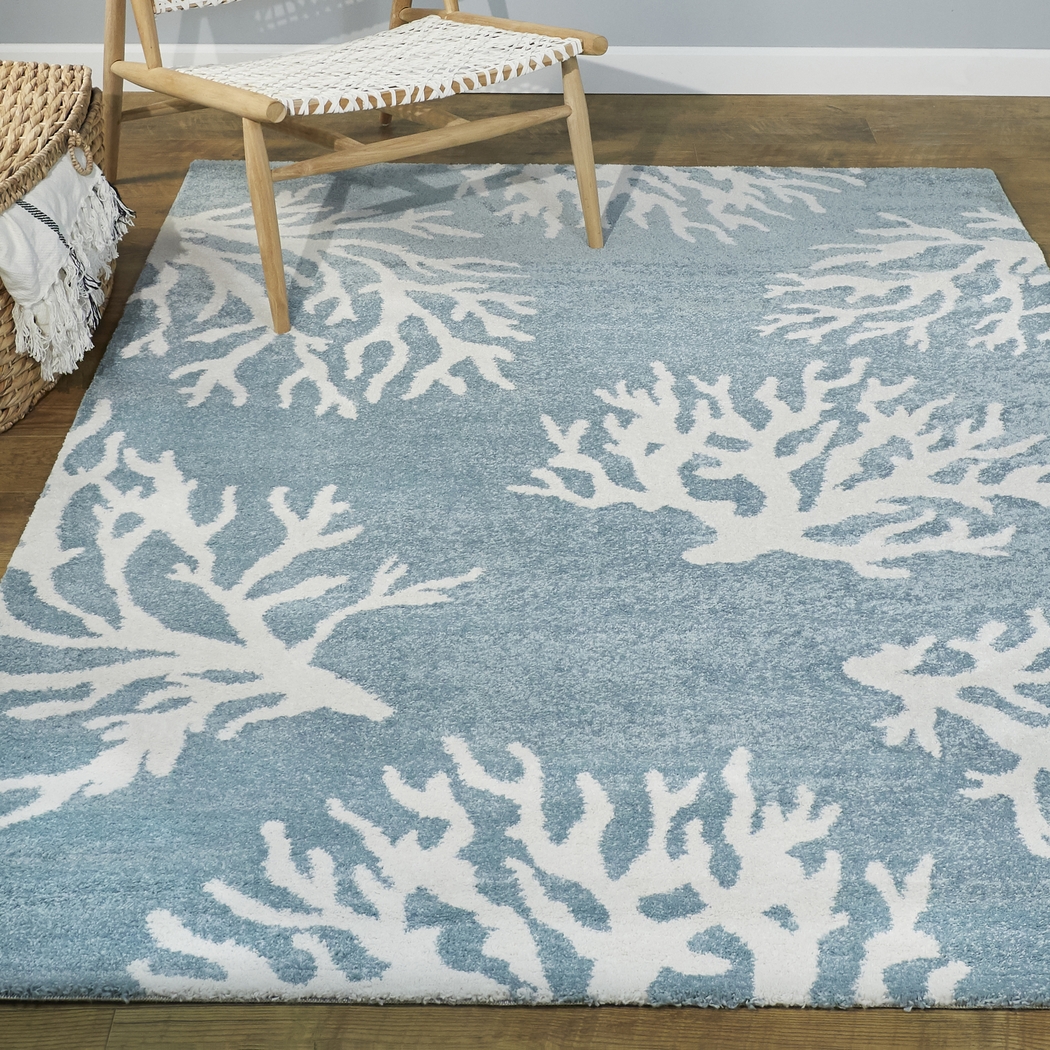 Peavine Teal 7'10 x 10' Rug - Thumbnail - Image 2
