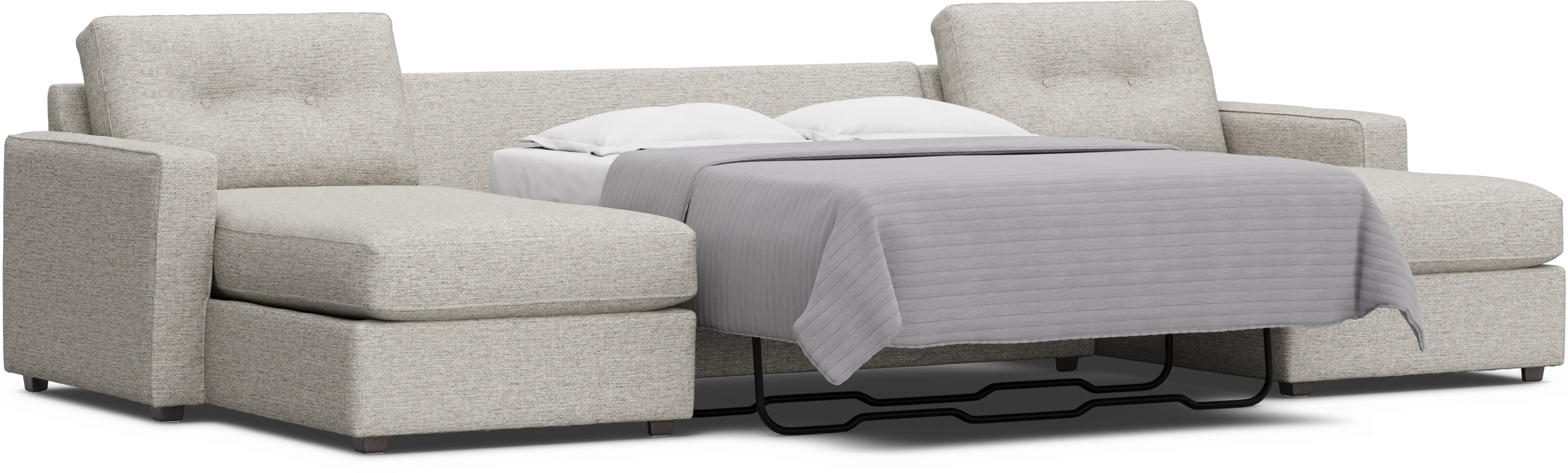 Pebble 3 Pc ModularOne Gel Foam Sleeper - Thumbnail - Image 3
