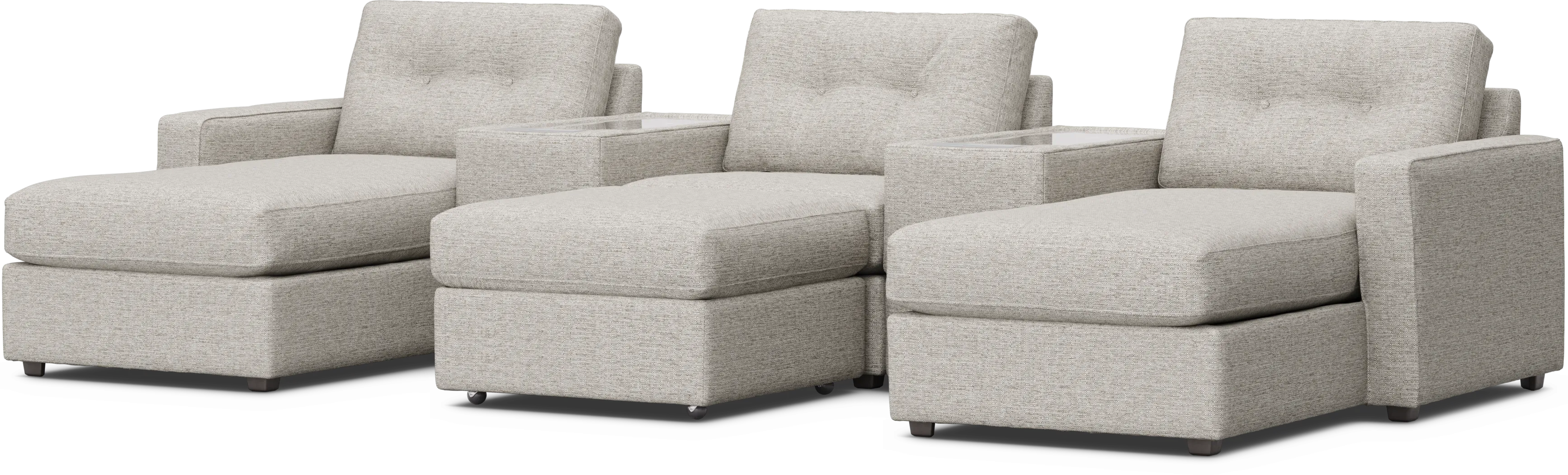 Pebble 6 Pc ModularOne with Media Consoles - Image 5