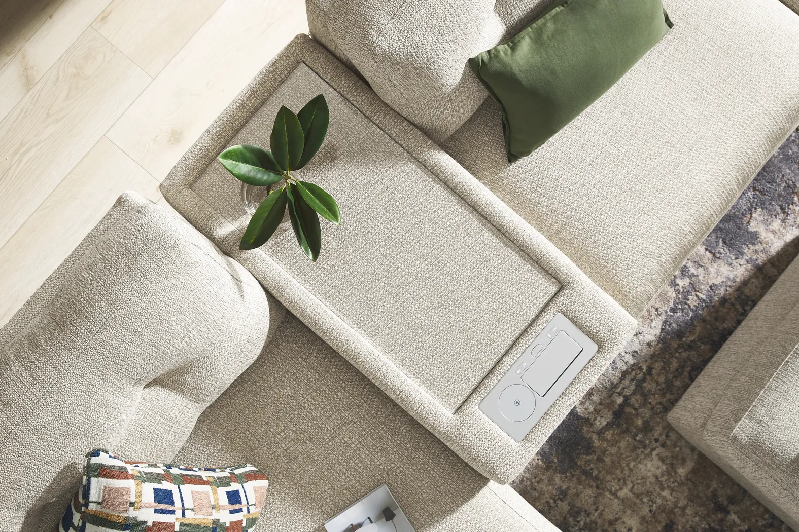 Pebble 7 Pc ModularOne Sleeper with Media Consoles - Thumbnail - Image 8