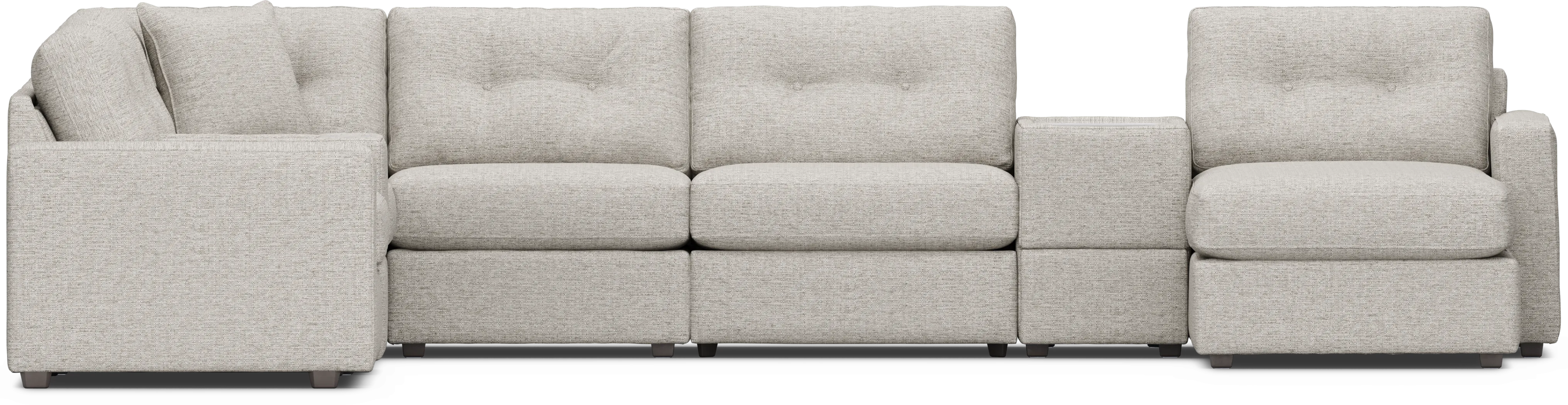 Pebble 8 Pc Power Reclining ModularOne with Media Consoles - Thumbnail - Image 4