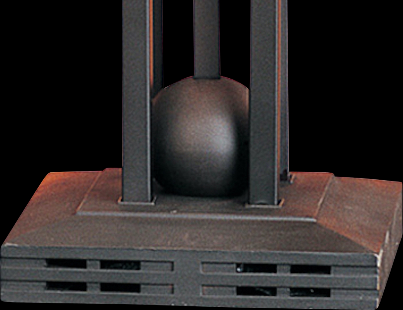 Pebble Glen Way Rust Lamp - Thumbnail - Image 3