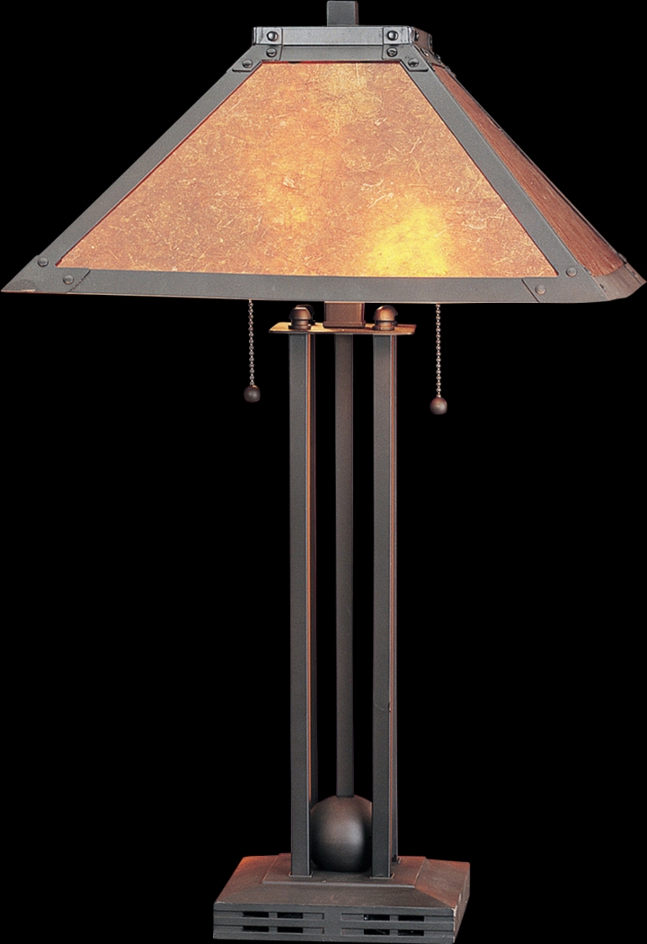 Pebble Glen Way Rust Lamp - Thumbnail - Image 1