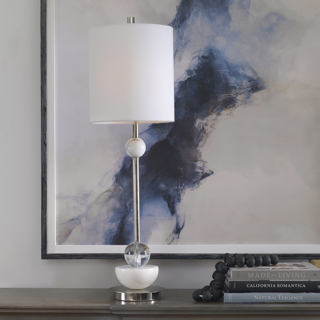 Pecky Oaks Silver Lamp - Thumbnail - Image 2