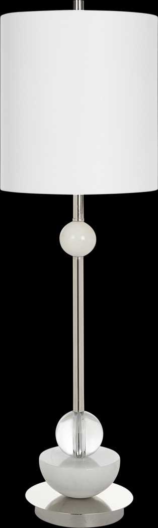 Pecky Oaks Silver Lamp - Thumbnail - Image 1