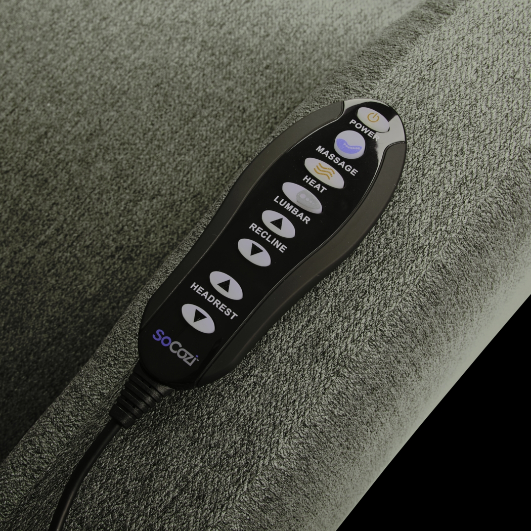 Pecos Graphite Triple Power Recliner - Thumbnail - Image 3