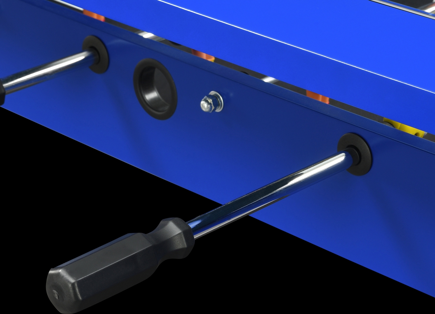 Peekskill Blue Foosball Gaming Table - Thumbnail - Image 4