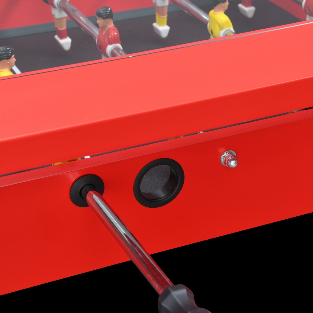 Peekskill Red Foosball Gaming Table - Thumbnail - Image 4