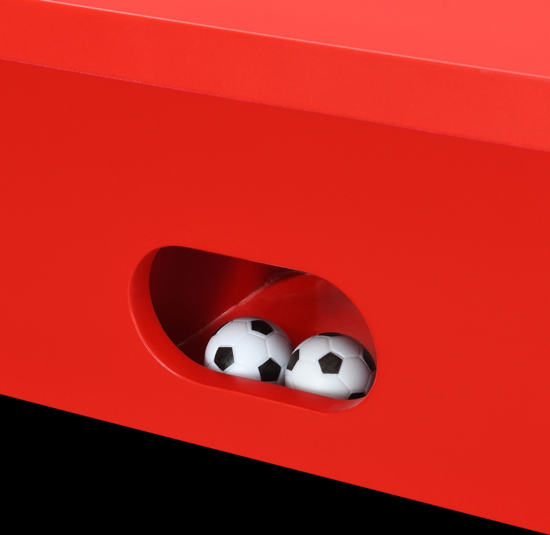 Peekskill Red Foosball Gaming Table - Thumbnail - Image 5