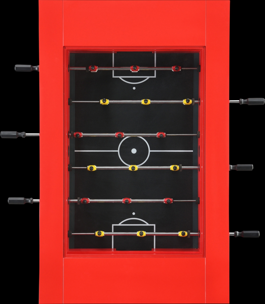 Peekskill Red Foosball Gaming Table - Thumbnail - Image 8