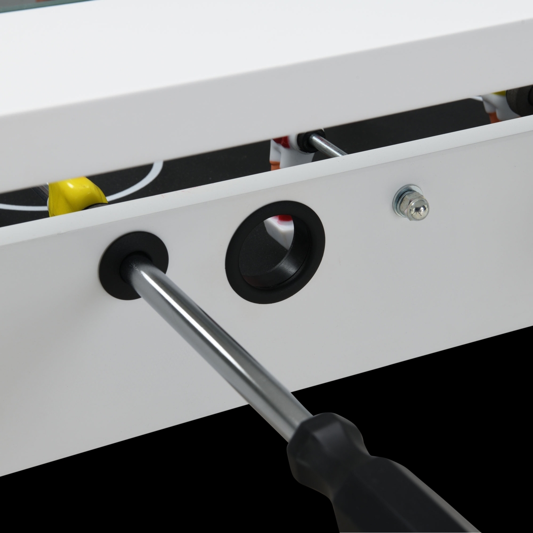 Peekskill White Foosball Gaming Table - Thumbnail - Image 4