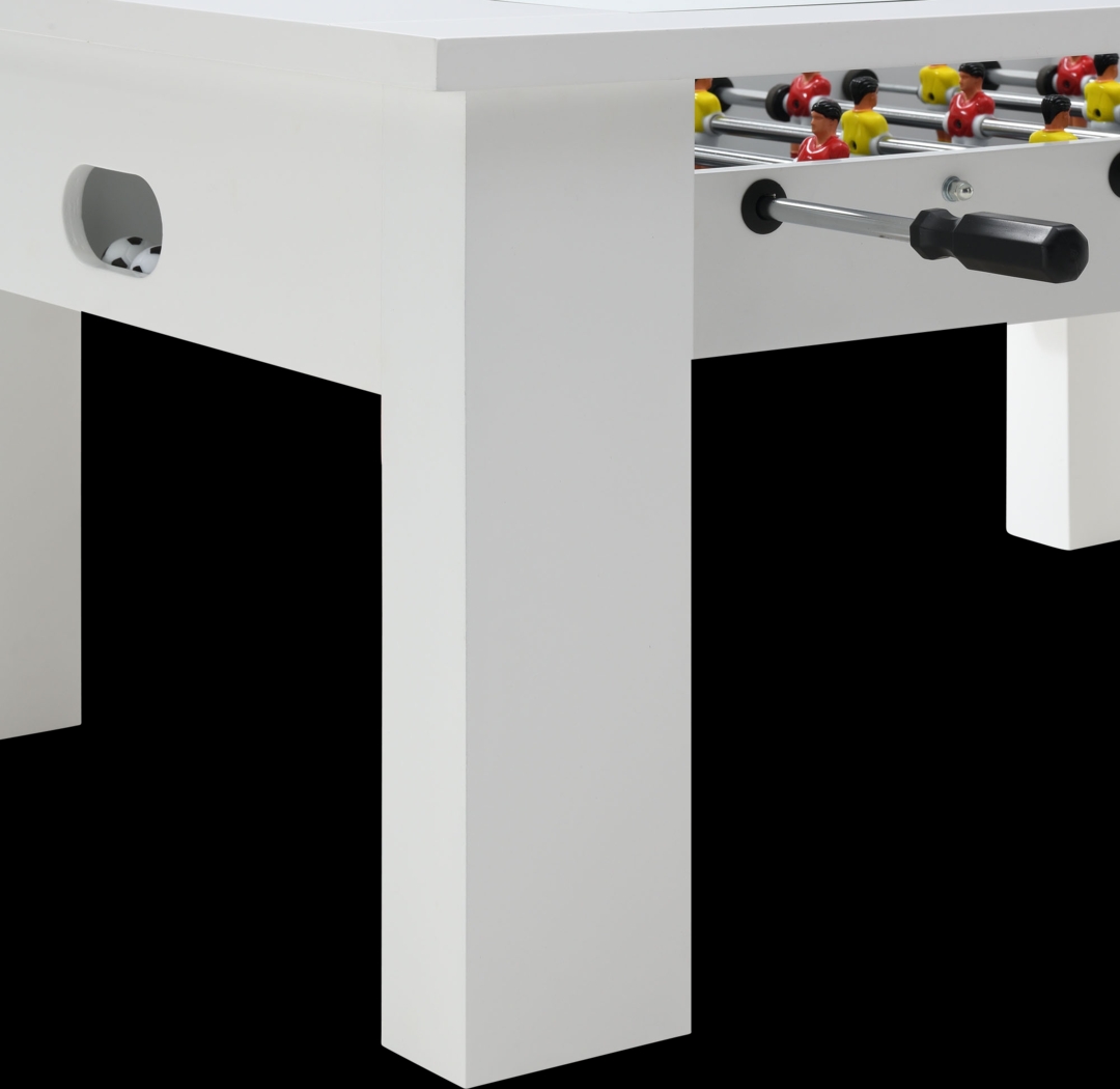 Peekskill White Foosball Gaming Table - Thumbnail - Image 6