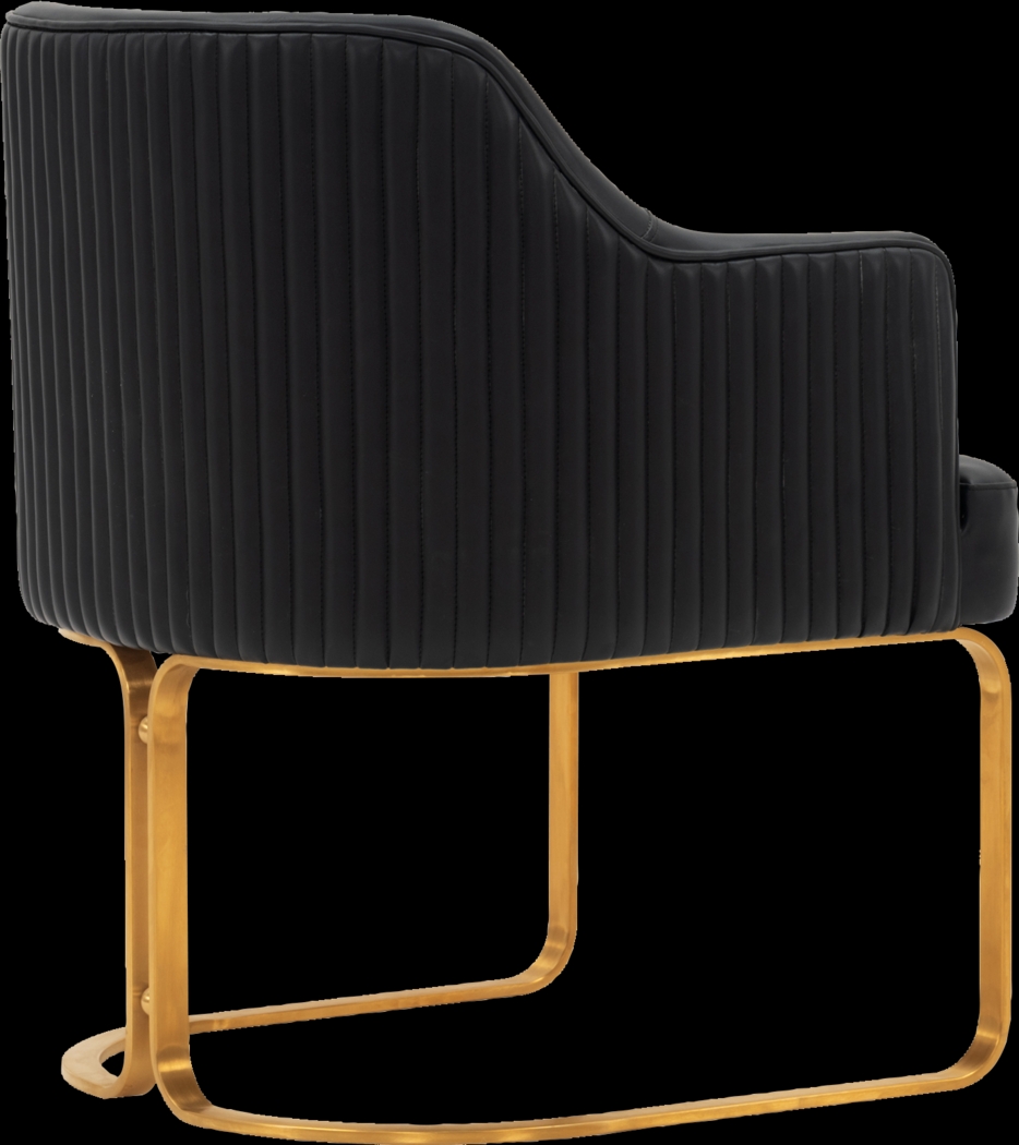 Pegan Black Arm Chair - Thumbnail - Image 7