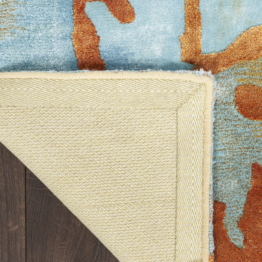 Pegando Gold/Multi 7'9 x 9'9 Rug - Thumbnail - Image 4