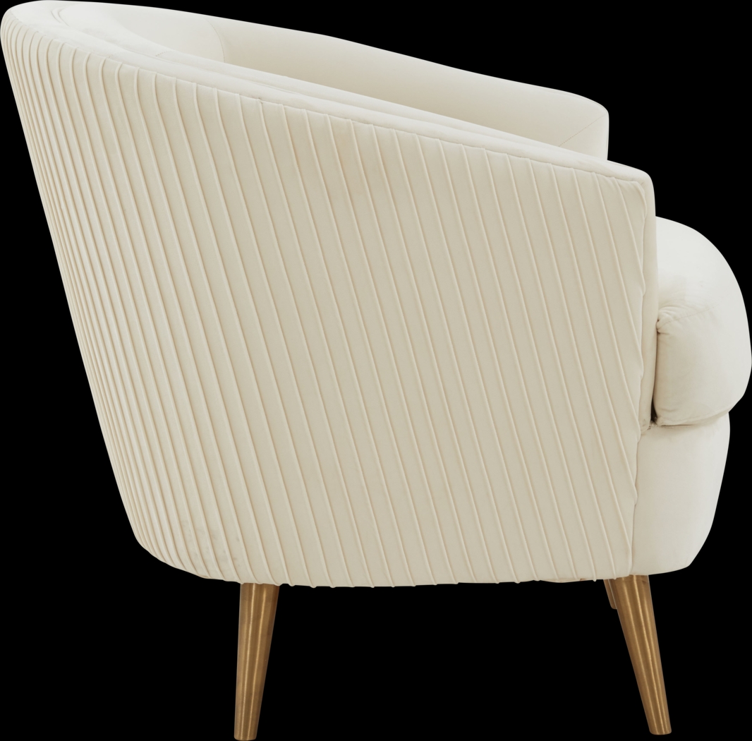 Pelanconi Cream Accent Chair - Thumbnail - Image 4
