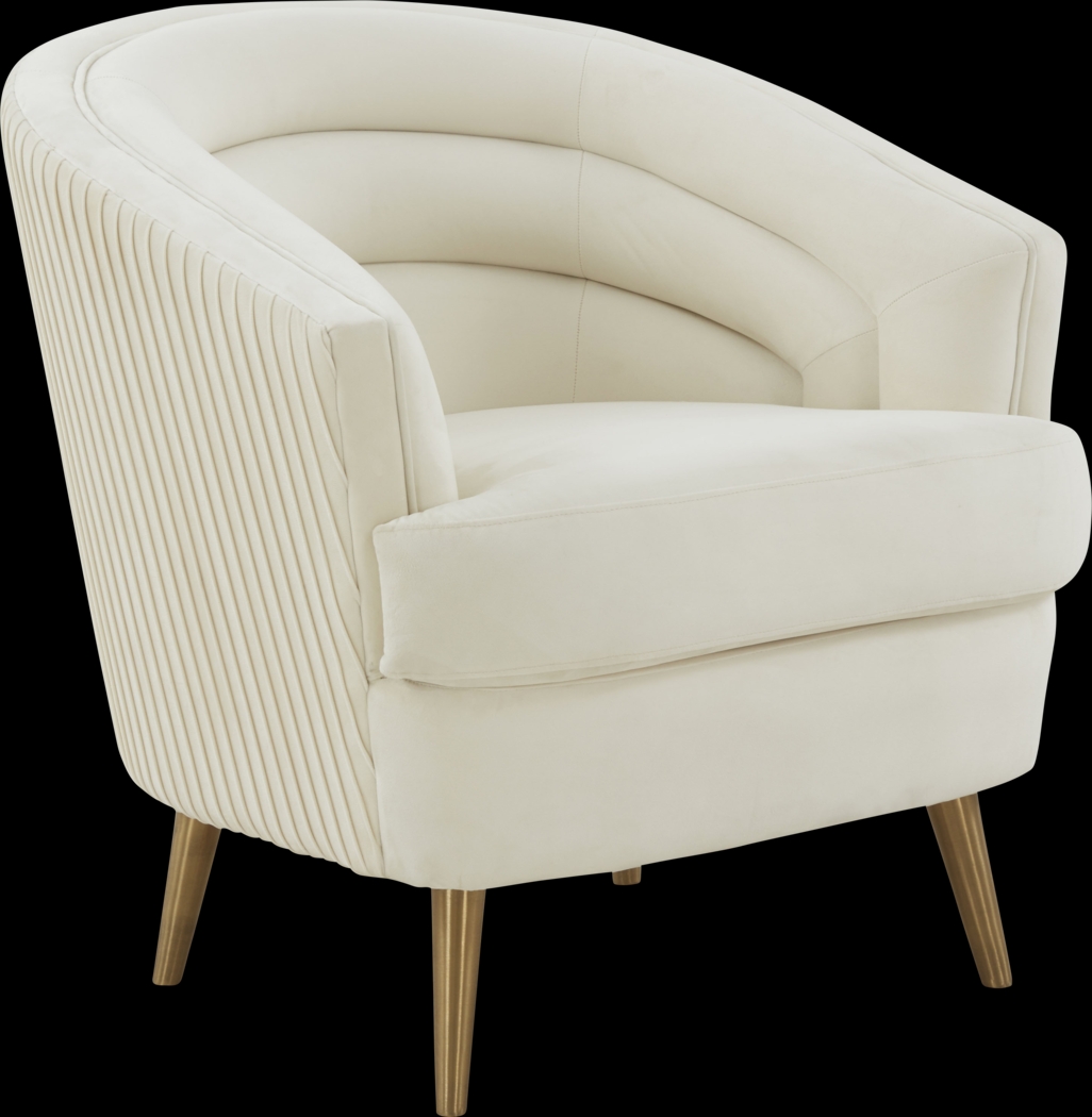 Pelanconi Cream Accent Chair - Thumbnail - Image 1