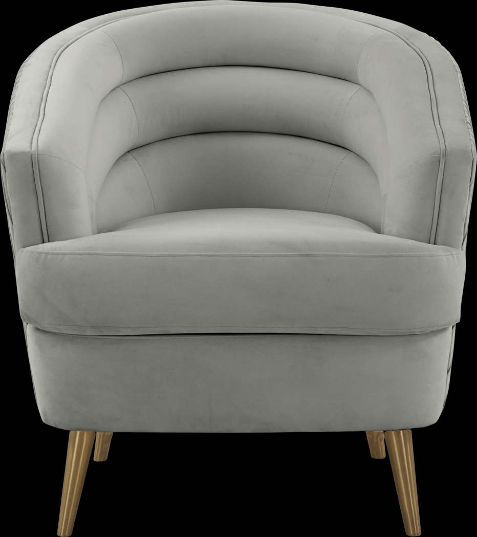 Pelanconi Gray Accent Chair - Thumbnail - Image 3