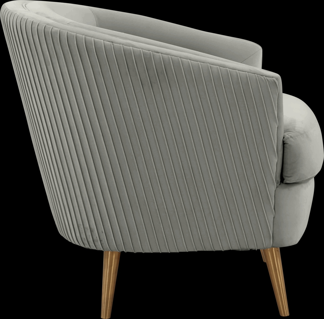 Pelanconi Gray Accent Chair - Thumbnail - Image 4