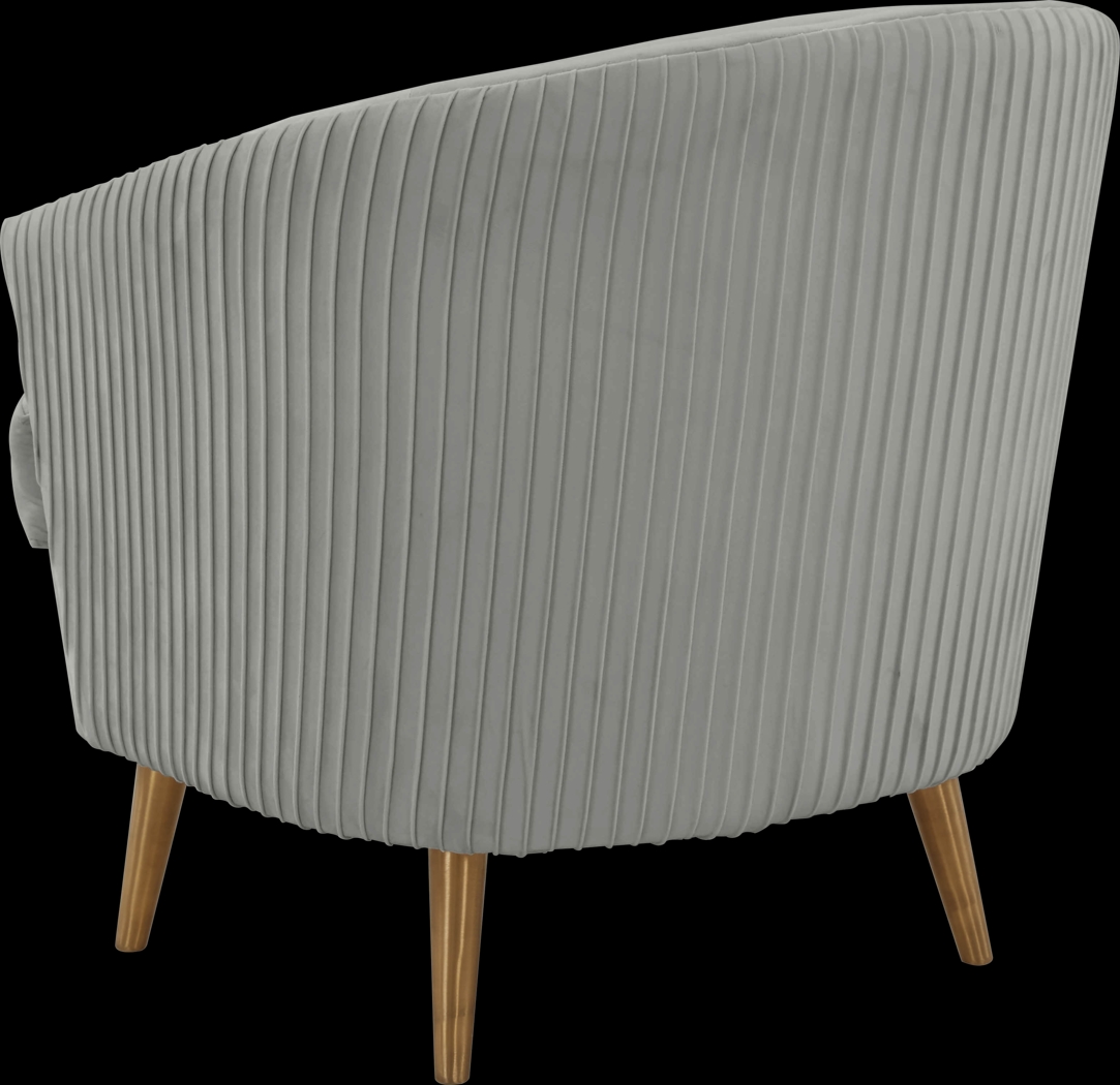 Pelanconi Gray Accent Chair - Thumbnail - Image 5