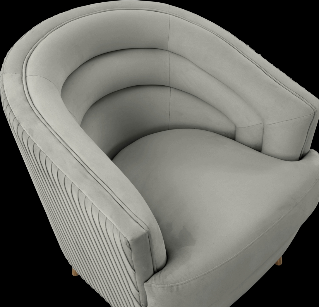 Pelanconi Gray Accent Chair - Thumbnail - Image 6