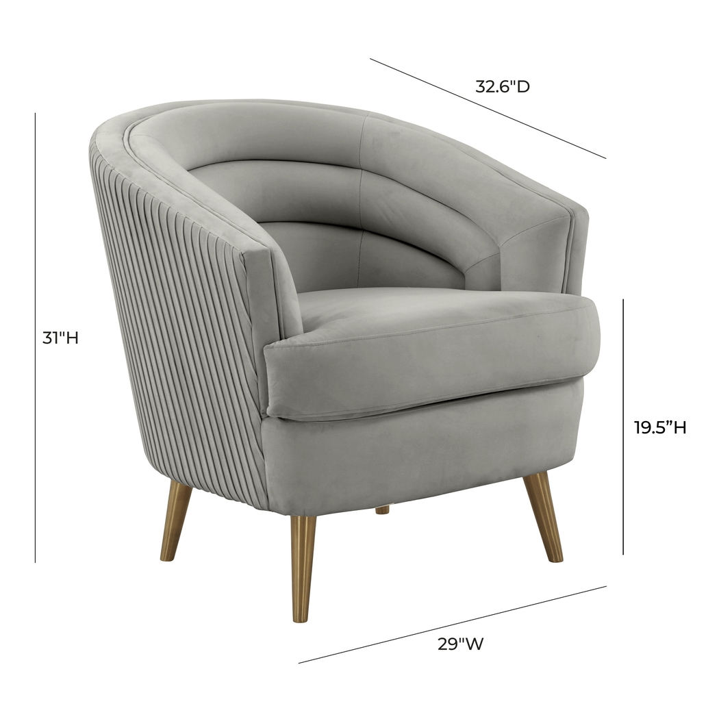 Pelanconi Gray Accent Chair - Thumbnail - Image 7