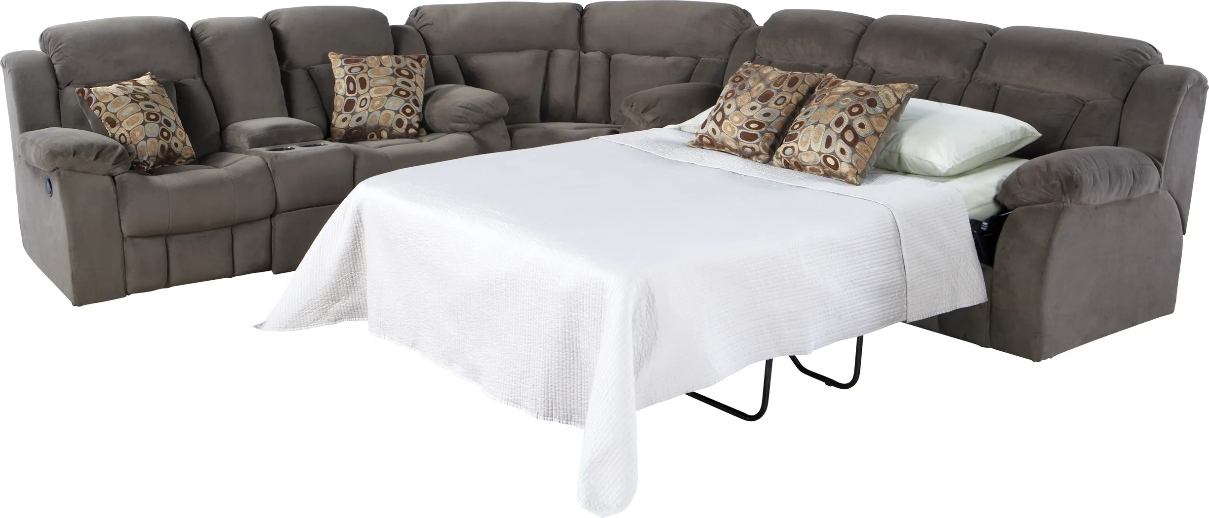 Pelham Brown 3 Pc Sectional - Thumbnail - Image 2