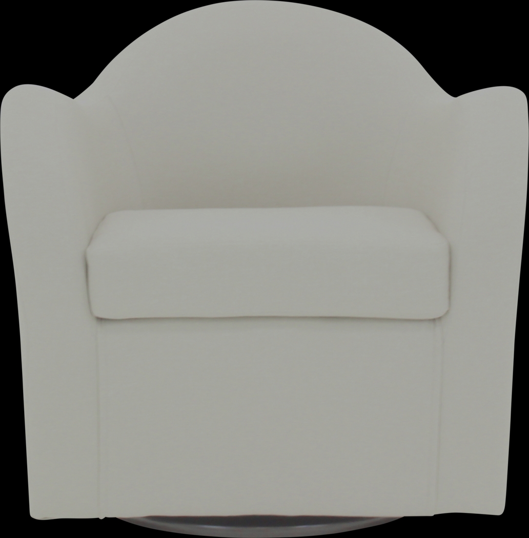 Peliel Beige Swivel Accent Chair - Thumbnail - Image 2